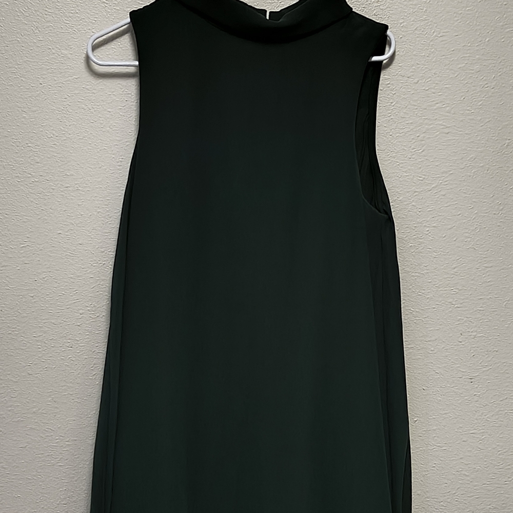 Ann Taylor Factory Dark Green Midi Dress